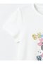 Crew Neck Printed Short Sleeve Girls' Shorts Pajama Set (S4) - 6