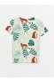 Crew Neck Printed Short Sleeve Boys Pajama Set (S4) - 7