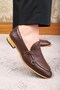 Vodina Genuine Leather Men's Classic Shoes, Loafer Classic Shoes - 6