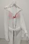 White Hooded Sequin Embroidered Long Pareo - 7