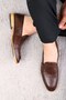 Vodina Genuine Leather Men's Classic Shoes, Loafer Classic Shoes - 7