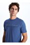 Crew Neck Short Sleeve Printed Combed Cotton Men's T-Shirt