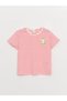Crew Neck Short Sleeve Striped Baby Girl T-Shirt (S4) - 3