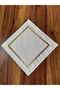 6 Pieces of Gold Embroidered Square Coffee Side Napkin, Suitable for Etamine Processing, Cocktail Presentation Napkin - 2