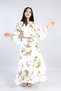 Girl's Chiffon Fabric Patterned Lined Daily Evening Dress - 3