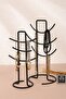 2-Piece (double) Black Jewelry Multi-Purpose Organizer Home Decoration Kitchen Organization Jewelry Stand
