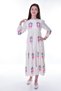 Girl's Long Length Cotton Linen Hijab Dress - 3
