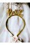 Bride To Be Gold Color Bride Bachelorette Party Crown Party Plastic