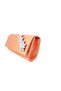 495-22Y Women's Evening Dress Clutch Bag Orange Satin - 2