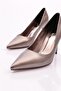 3725 Women's Heeled Shoes Platinum Patent Leather - 4