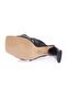 1306 Black Women's Bow Detailed Heeled Slippers - 5