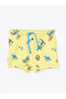 LCW Printed Elastic Waist Swim Shorts for Baby Boy