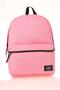 Light Pink Basic School Backpack - K1595