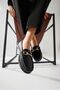 Tola Black Buckle Detailed Women's Casual Shoes Opportunity Product - 2