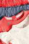 100% Organic Cotton Red/White Strawberry Pattern Shorts/T-Shirt Baby Set Aly01403 - 7
