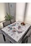 Lined Stain Resistant Wipeable Care Free Hygienic Washable PVC Oilcloth Tablecloth - 3