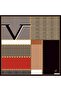 Black Salmon Twill Scarf Ethnic Pattern Black Series 90x90 Cm With Scarf Hanger and Gift Set - 2