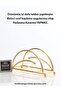 Ahenk Model Gold Stainless Filled Iron Luxury Napkin Holder Presentation Kitchen Decoration Tableware - 4