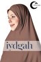 Ready-To-Wear Practical Headscarf Easy-To-Use Hijab Ready-To-Wear Turban Brown - 3