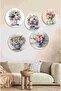 Dekorize Mdf 5 Parça Çerçeve Görünümlü Tablo Set