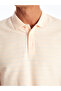 Polo Neck Short Sleeve Striped Men's T-Shirt - 4