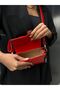 Paula Model Pomegranate Flower Women's Hand and Shoulder Bag - 4