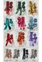 Satin Heatless Hair Styling Hair Sauce with Turquoise-bow Gold Pack of 7 - 6