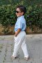 Blue Shirt, Bow Tie, and Pants Children's Set - 2