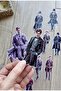 15-Piece Men's Sticker Set - Bullet Journal, Laptop, Scrapbook - Gentlemen, Man, Victorian Men - 3