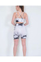 Seamless Push-Up Recovery Tie-Dye Pattern Sports Shorts Bra Set - 6