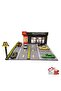 1/64 Scale Mc Donald's Vehicle Parking Lot Diorama Diecast Display Stand Rack Car Garage Toy - 2