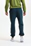 Petrol Color High Waist Elastic Sweatpants - 3