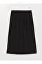 Lcw Vision Women's Elastic Waist Plain Pleated Skirt (S3) - 7
