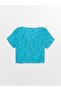 Xside V-Neck Floral Short Sleeve Crop Women's Blouse (S3) - 7