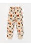 Crew Neck Printed Long Sleeve Boy's Pajama Set - 5