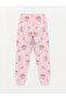 Crew Neck Printed Long Sleeve Girl's Pajama Set - 5
