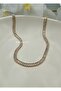 Waterway Necklace, Steel Thick Waterway Necklace, Waterway Earrings, Steel Waterway Set, Steel Necklace
