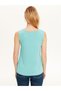 Women's Matte Turquoise Tank Top 0S8340Z8 (0S) - 2