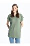 Oversize Women's T-Shirt - Crew Neck, Straight Cut, Short Sleeve - 2