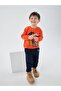 Lcw Baby Elastic Waist Nostalgic Monkey Printed Baby Boy Jogger Sweatpants (W3) - 2