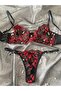 Red Rose Bralet Takımı - 5
