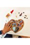 Heart Figure Wooden Mosaic Set (Wood) - Child Activity Set - 4