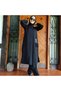 Leather Pocket Detail Modest Wear Tracksuit Set - 2