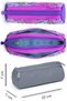 Four-Compartment Girls' School Backpack and Lunch Set - Pink Purple Fashion Girl - 4