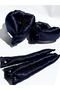 Snap Curler Sausage Heatless Hair Styler Navy Blue 3 Hair Rollers - 2