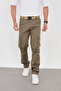Relaxed Fit Men's Cargo Pants Lycra Gabardine Fabric New Season - 3