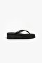 Women's Flip-Flop Beach Slippers 5 cm Platform Heel Non-Painful Pvc - 4