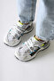 Nely White Asymmetrical Lace-Up Women's Sneakers, Women's Sneakers - 2