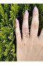 Gold Stone Nail Model Spiral Ring