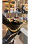 Women's Glass Shard Gold Metal Platform Shoes - 2